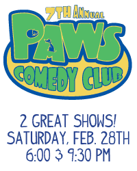 PAWS Comedy Club - February 28, 2015 PAWS Comedy Club - February 28, 2015